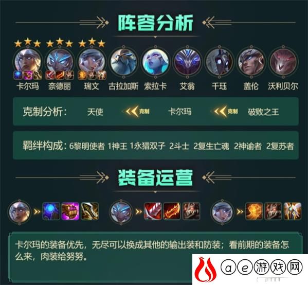 云顶之弈s5阵容搭配图表全攻略
