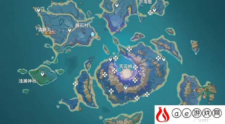原神天云草实采集分布位置一览
