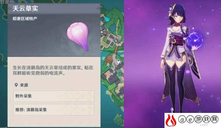 原神天云草实采集分布位置一览