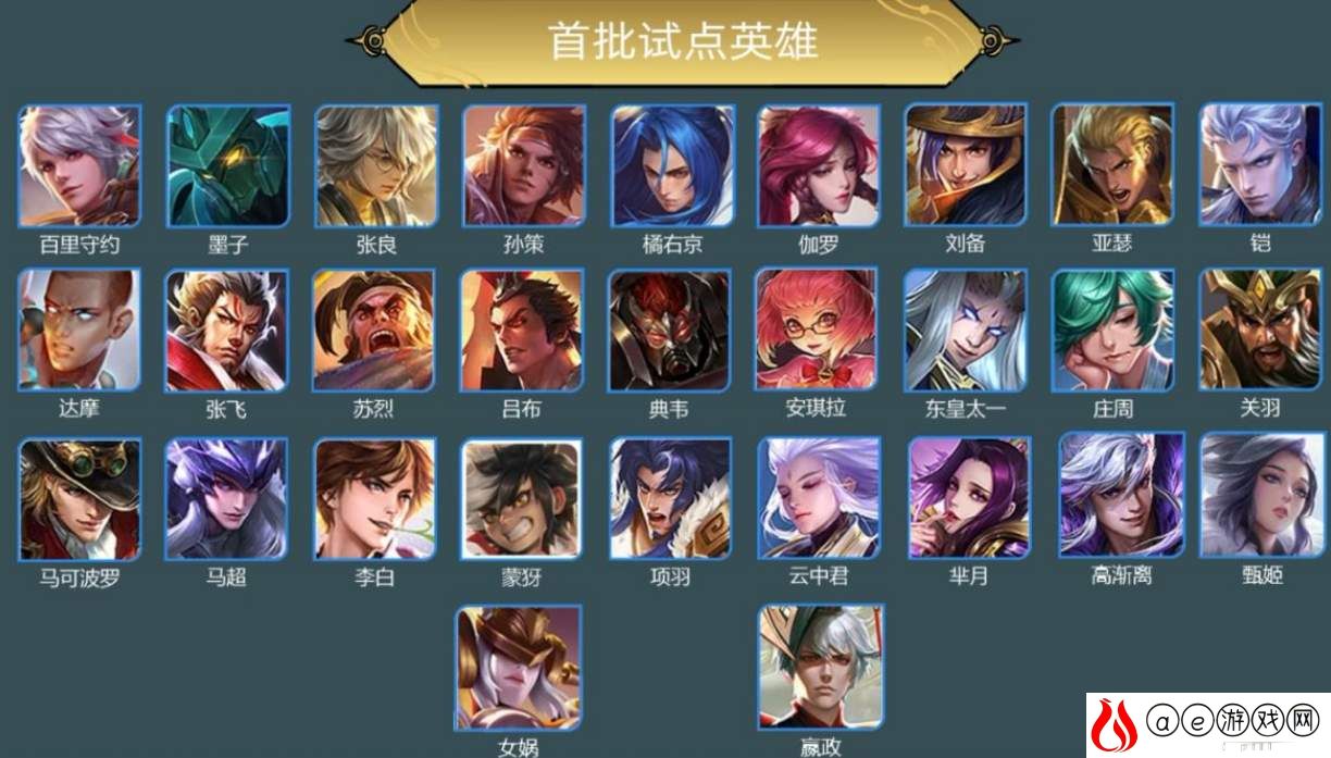王者荣耀英雄专属装备图鉴大全
