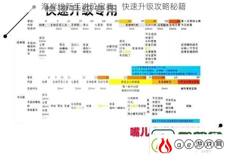 海岸线新手进阶宝典：快速升级攻略秘籍