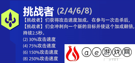 金铲铲之战双城传说s6挑战者羁绊有哪些英雄 挑战者效果是什么