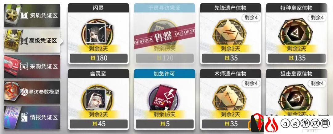 明日方舟资质凭证该换什么