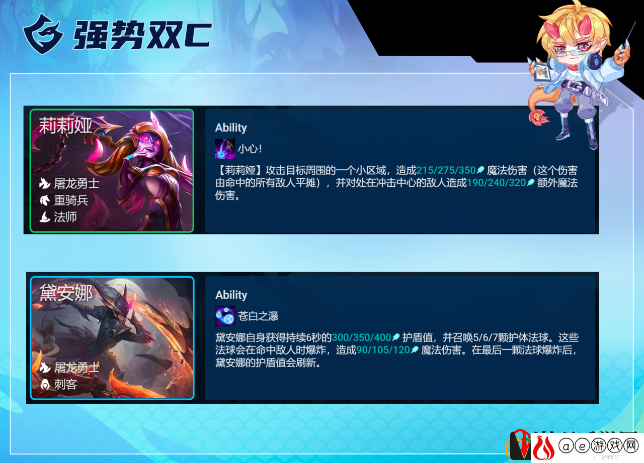 云顶之弈新手无脑阵容