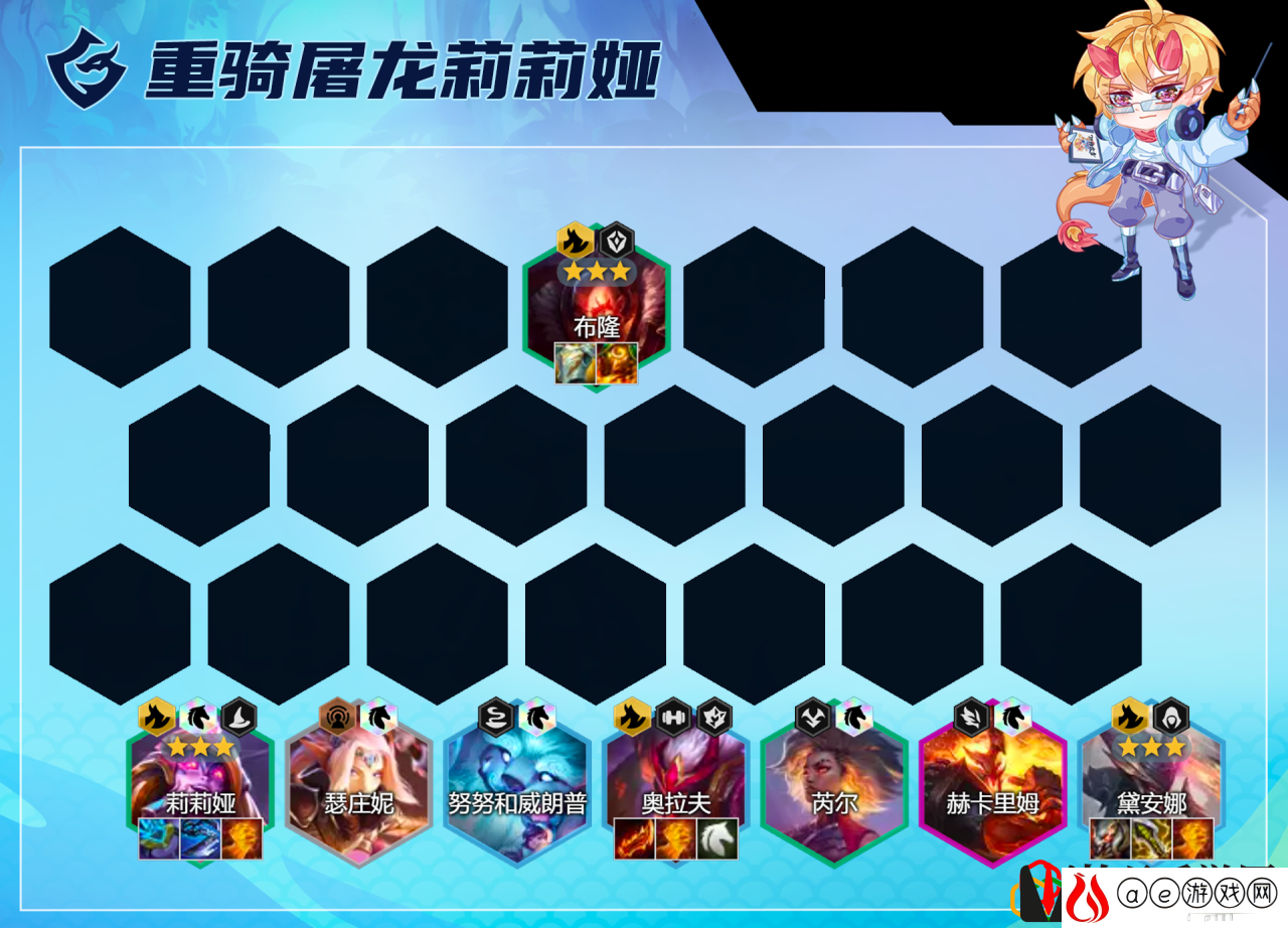 云顶之弈新手无脑阵容