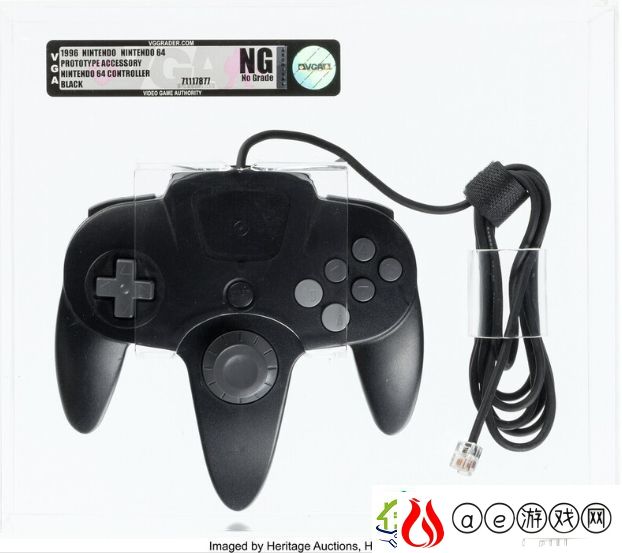 稀世珍品！存世仅3台的N64工程机手柄现身海瑞得游戏专场拍卖