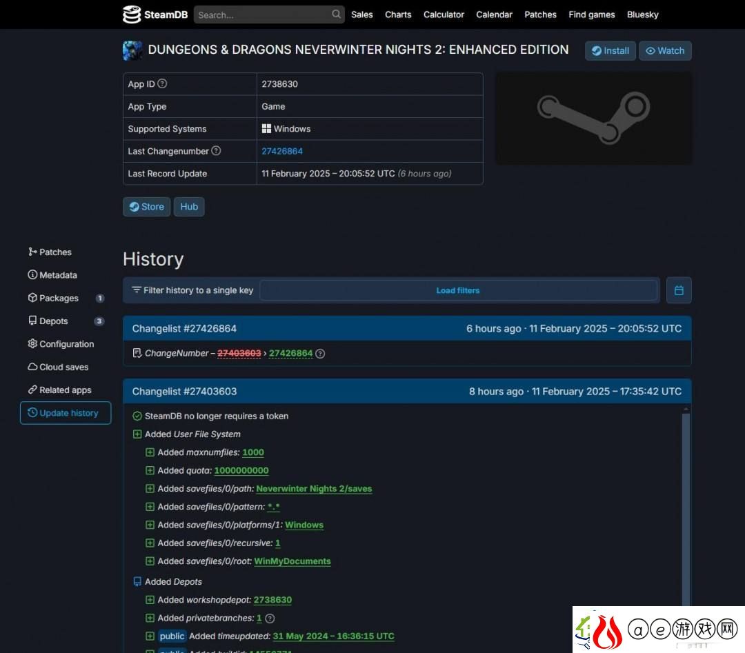 SteamDB数据显示