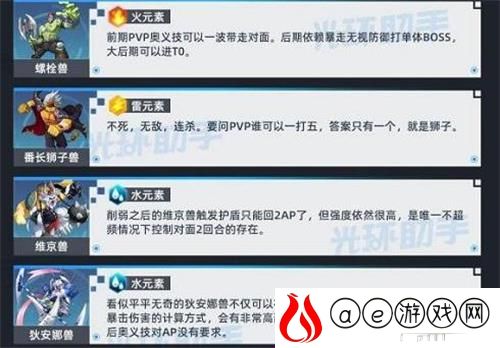 数码宝贝新世纪T1数码宝贝排行榜一览