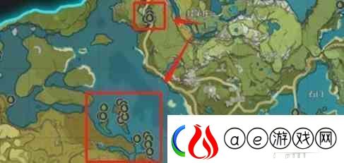 原神青蛙快速收集路线