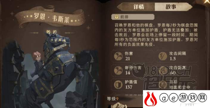 哈利波特魔法觉醒罗恩韦斯莱伙伴卡介绍