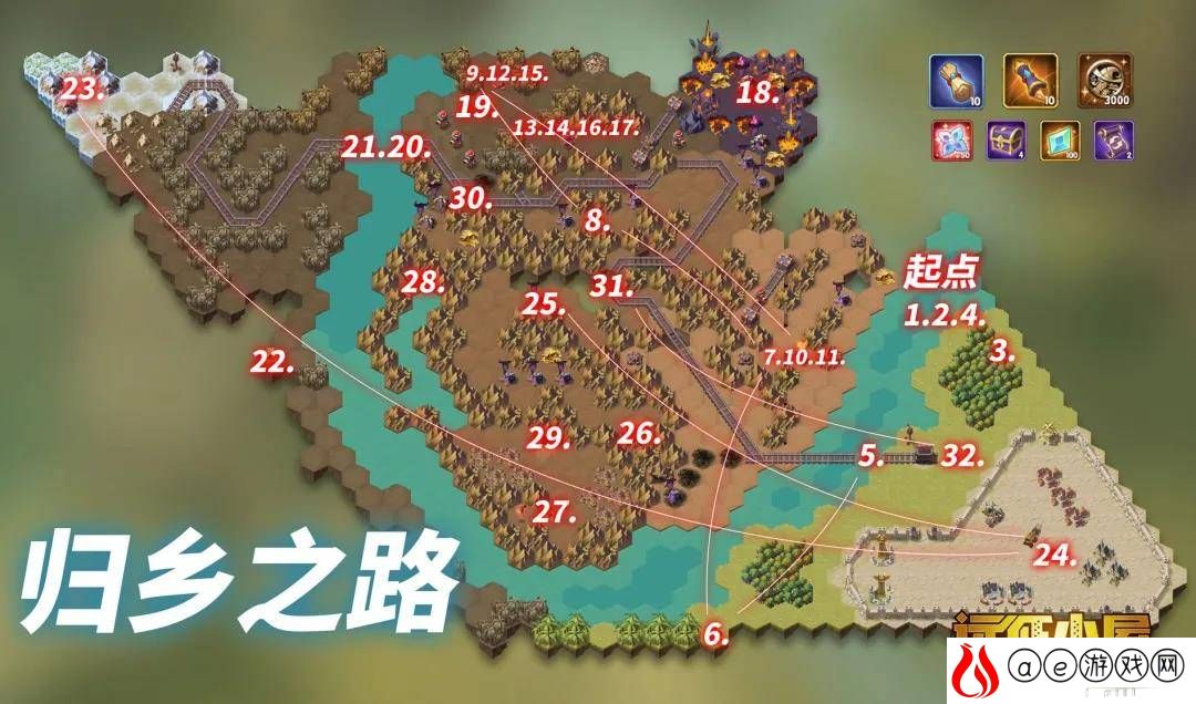剑与远征归乡之路奇境通关路线分享