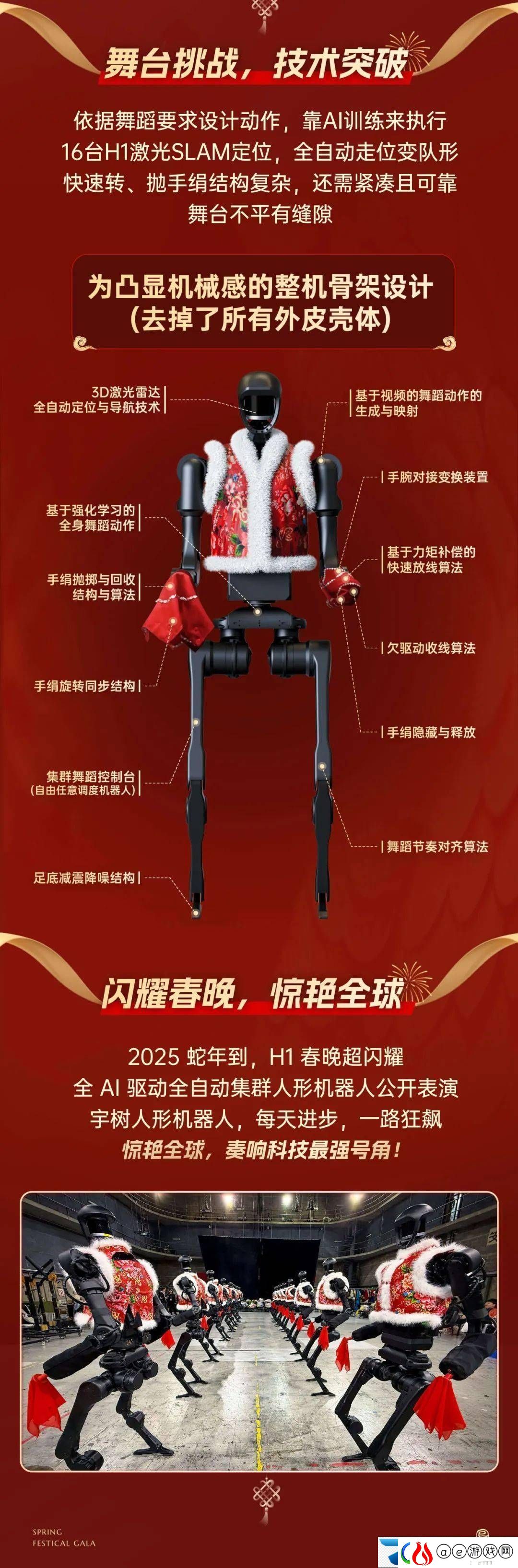 宇树机器人元宵大秀：川剧变脸与机器狗舞狮齐上阵