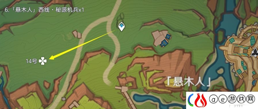原神秘源机兵刷取路线分享