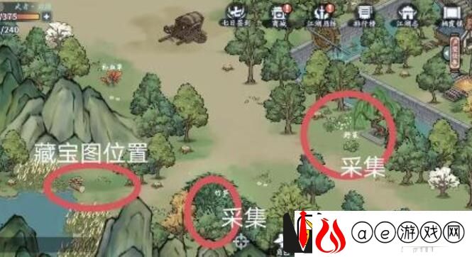 方寸对决栖霞镇江湖志宝箱在哪