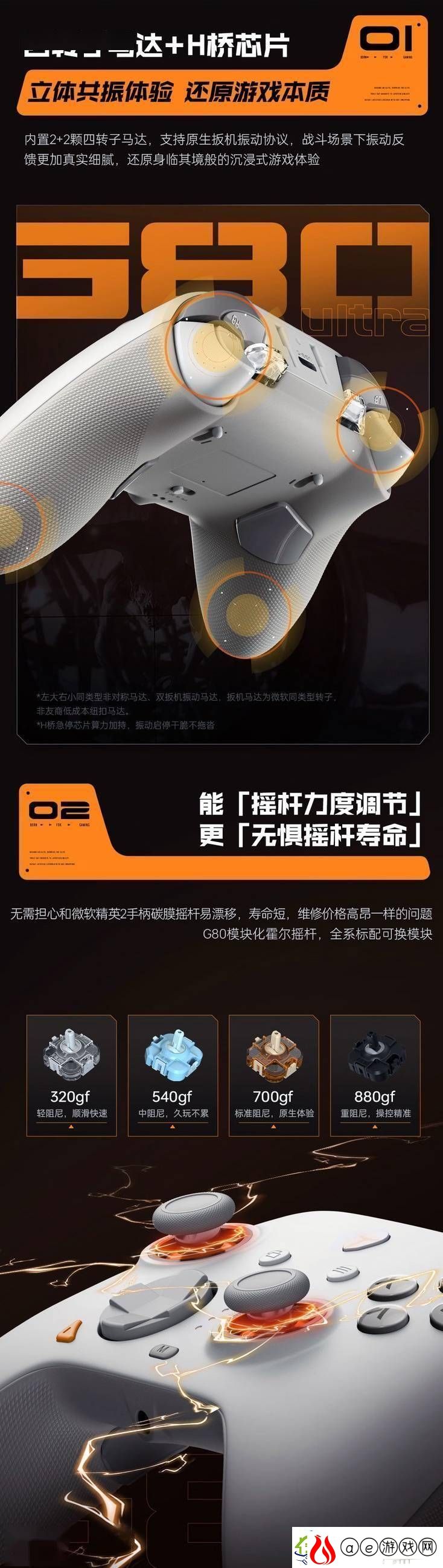 雷神G80Ultra手柄亮相