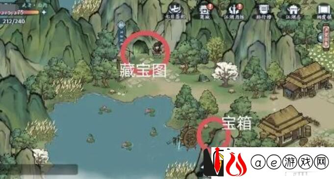 方寸对决栖霞镇江湖志宝箱在哪