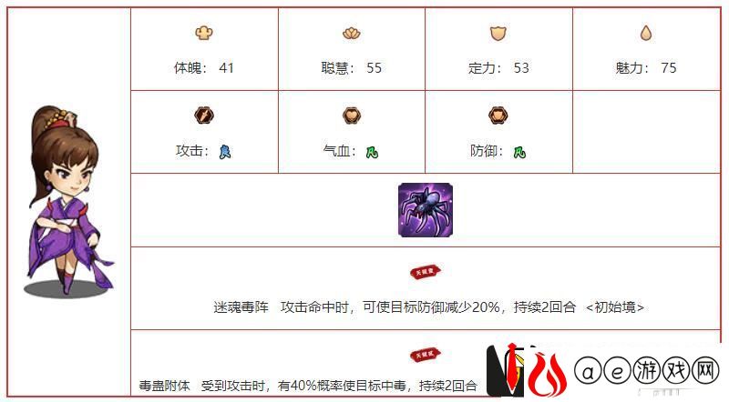 我要当掌门紫莲角色图鉴介绍