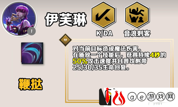 金铲铲之战S10一费卡伊芙琳技能介绍
