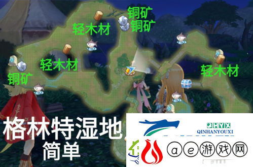 玛娜希斯回响格林特湿地采集点在哪：简单采集点一览