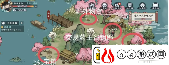 方寸对决燕子坞江湖志宝箱在哪