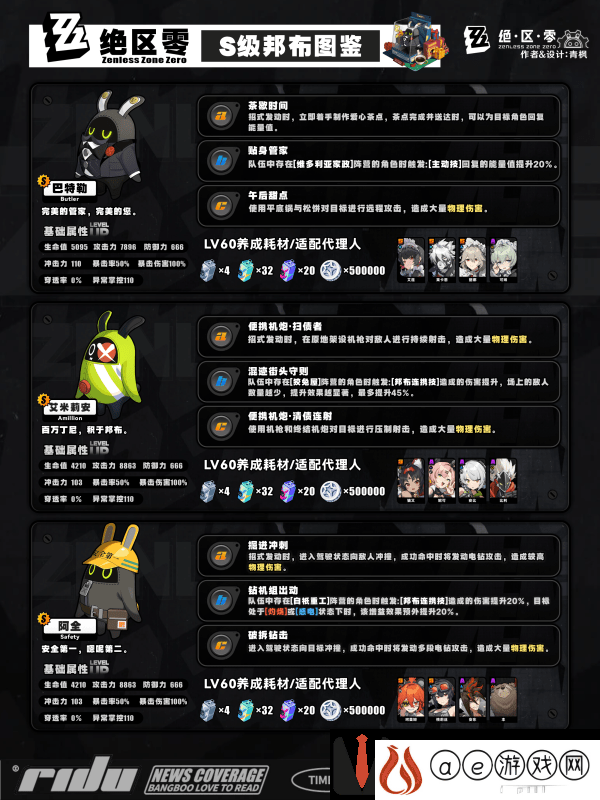 绝区零s邦布开图鉴升星的选择