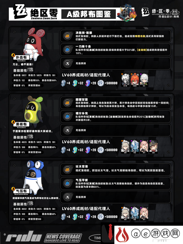 绝区零s邦布开图鉴升星的选择